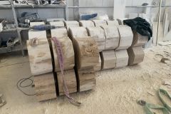 Columnas en travertino