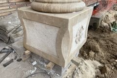 Columnas en travertino