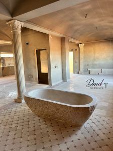 Bañera de mámol 